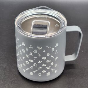 MiiR Camp Cup Mug Stainless Steel Gray 12 oz Medical Doctor Anatomy Science Lid